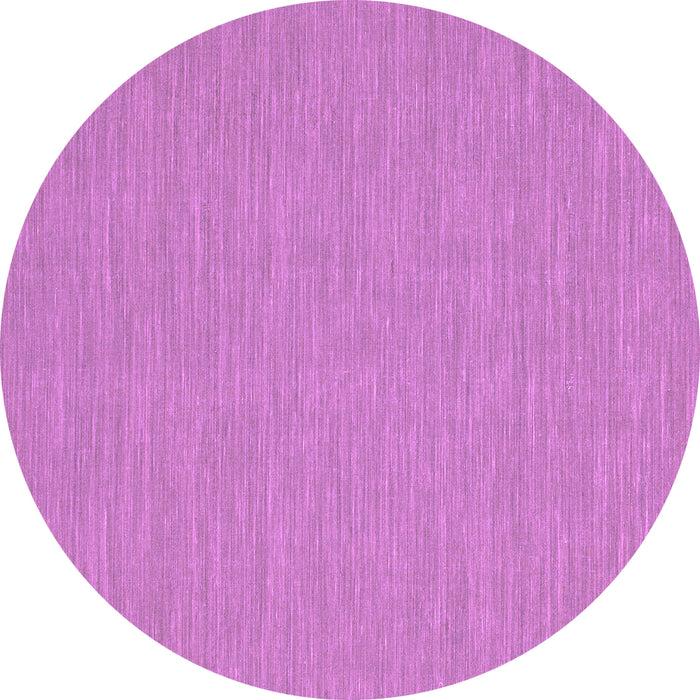 Round Abstract Purple Contemporary Rug, con229pur