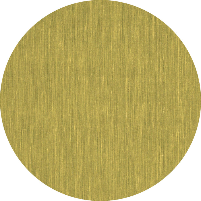 Round Abstract Brown Contemporary Rug, con229brn