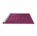 Sideview of Machine Washable Abstract Purple Contemporary Area Rugs, wshcon22pur