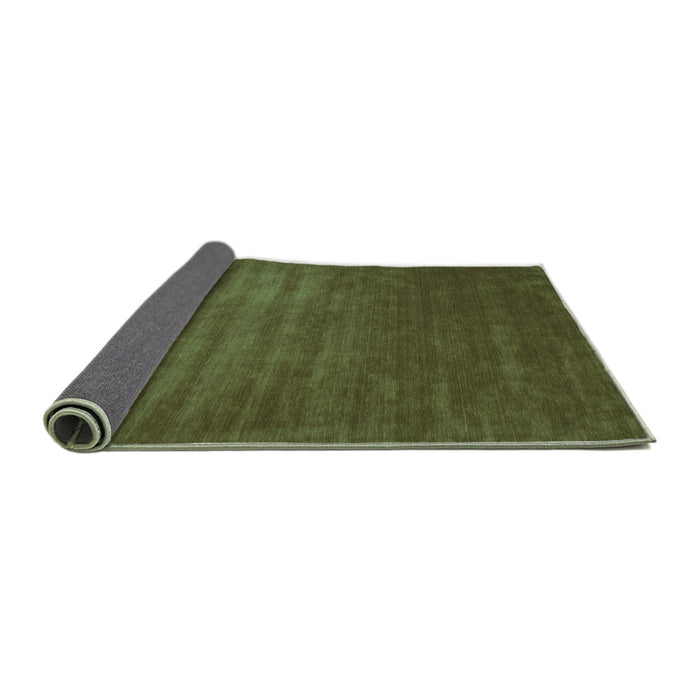 Sideview of Abstract Turquoise Contemporary Rug, con22turq