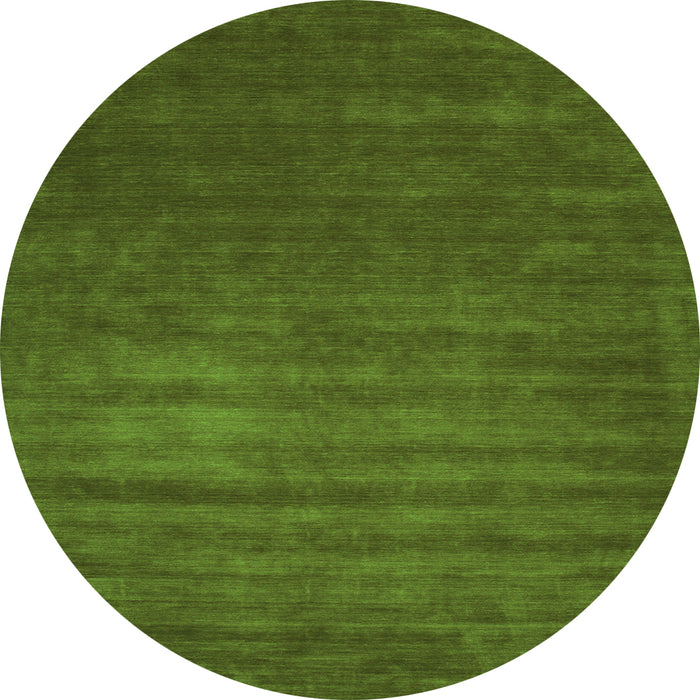 Square Abstract Green Contemporary Rug, con22grn