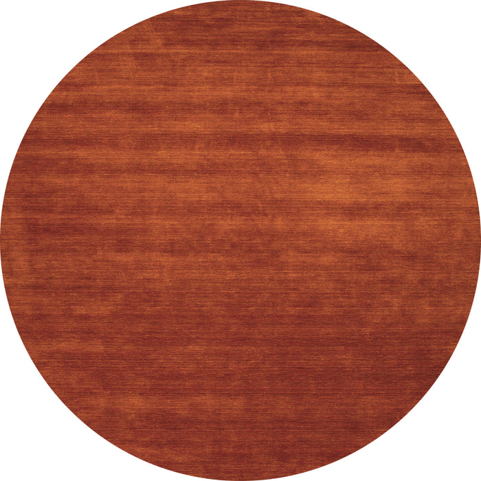 Square Abstract Orange Contemporary Rug, con22org