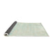 Thickness of Contemporary Light Rose Green Modern Rug, con2300