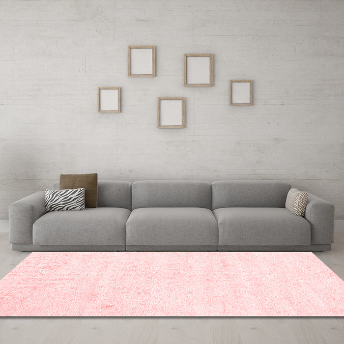 Contemporary Red Washable Rugs