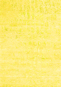 Abstract Yellow Contemporary Rug, con2300yw