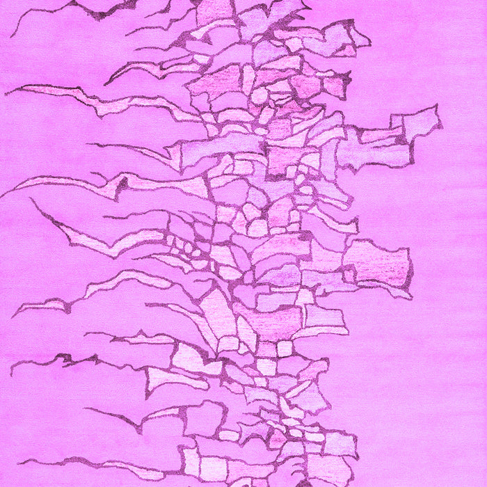 Abstract Purple Contemporary Rug, con2301pur