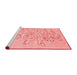 Contemporary Red Washable Rugs