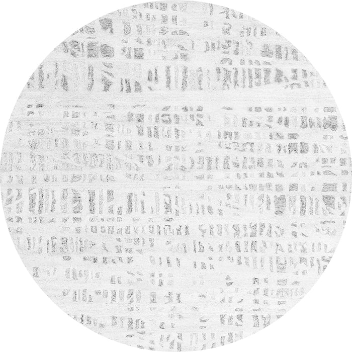 Machine Washable Solid Gray Modern Rug, wshcon2302gry