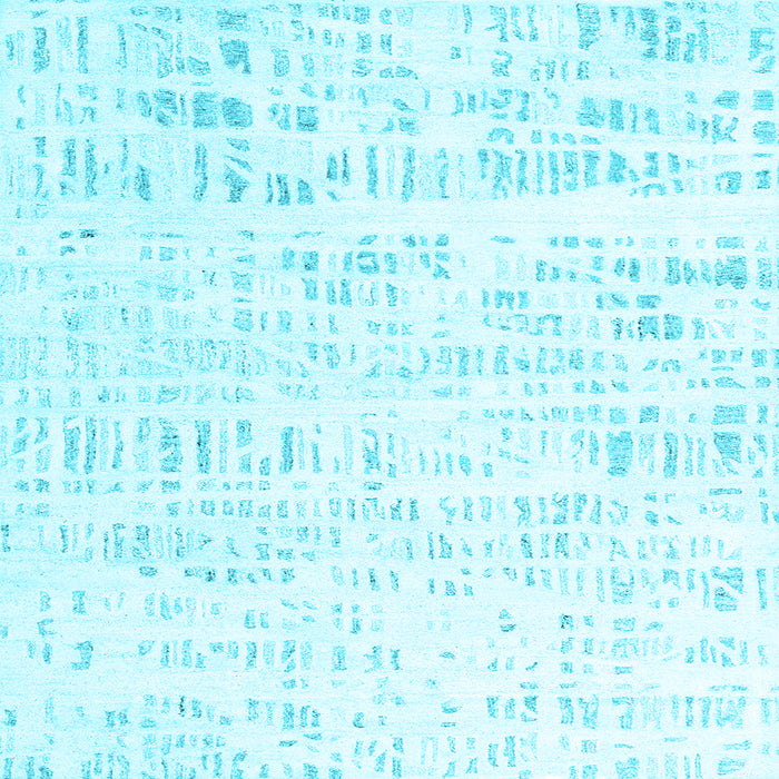 Square Machine Washable Solid Light Blue Modern Rug, wshcon2302lblu