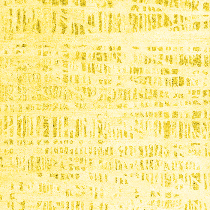 Solid Yellow Modern Rug, con2302yw