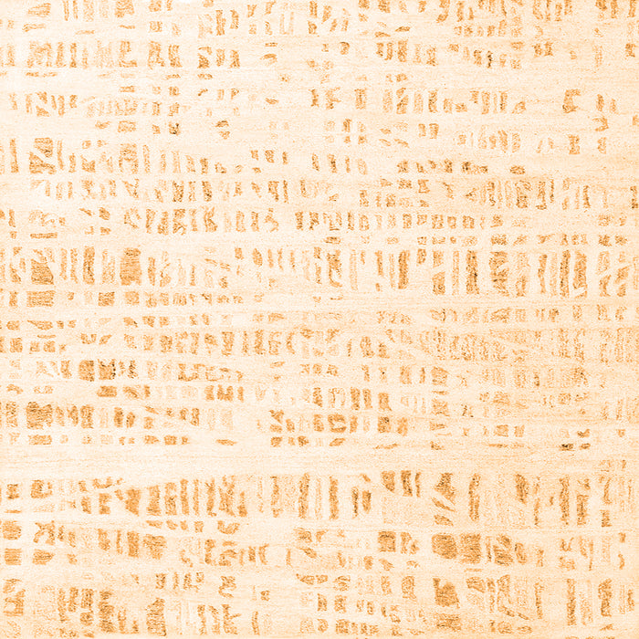 Serging Thickness of Solid Orange Modern Rug, con2302org