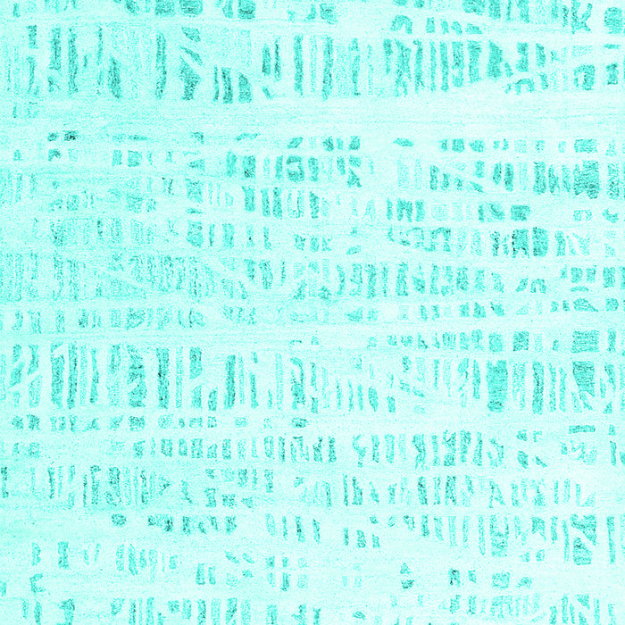 Machine Washable Solid Turquoise Modern Area Rugs, wshcon2302turq