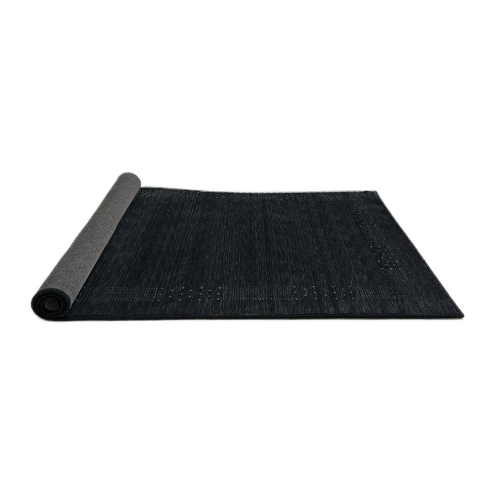 Thickness of Contemporary Gunmetal Green Modern Rug, con2303