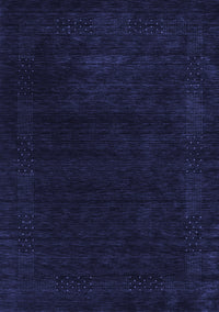 Abstract Blue Contemporary Rug, con2303blu