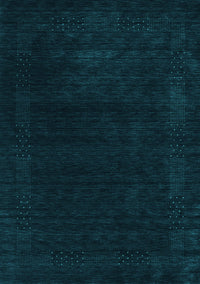 Abstract Light Blue Contemporary Rug, con2303lblu