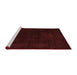 Contemporary Red Washable Rugs