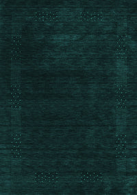 Abstract Turquoise Contemporary Rug, con2303turq