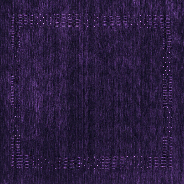 Square Machine Washable Abstract Purple Contemporary Area Rugs, wshcon2303pur