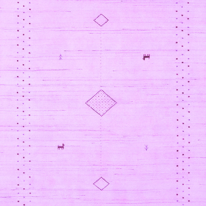 Machine Washable Solid Purple Modern Area Rugs, wshcon2304pur