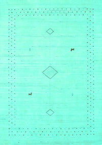 Solid Turquoise Modern Rug, con2304turq