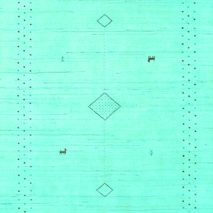 Solid Turquoise Modern Rug, con2304turq