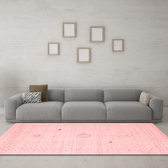 Modern Red Washable Rugs