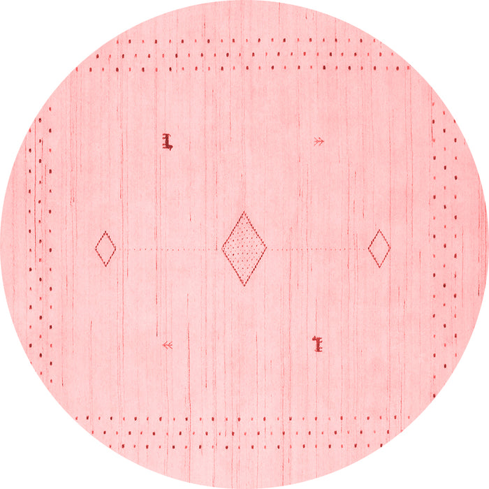 Solid Red Modern Rug, con2304red