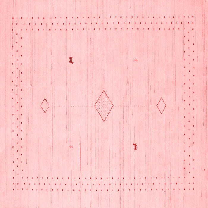 Solid Red Modern Rug, con2304red