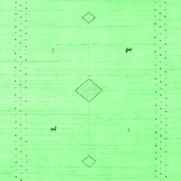 Solid Emerald Green Modern Rug, con2304emgrn
