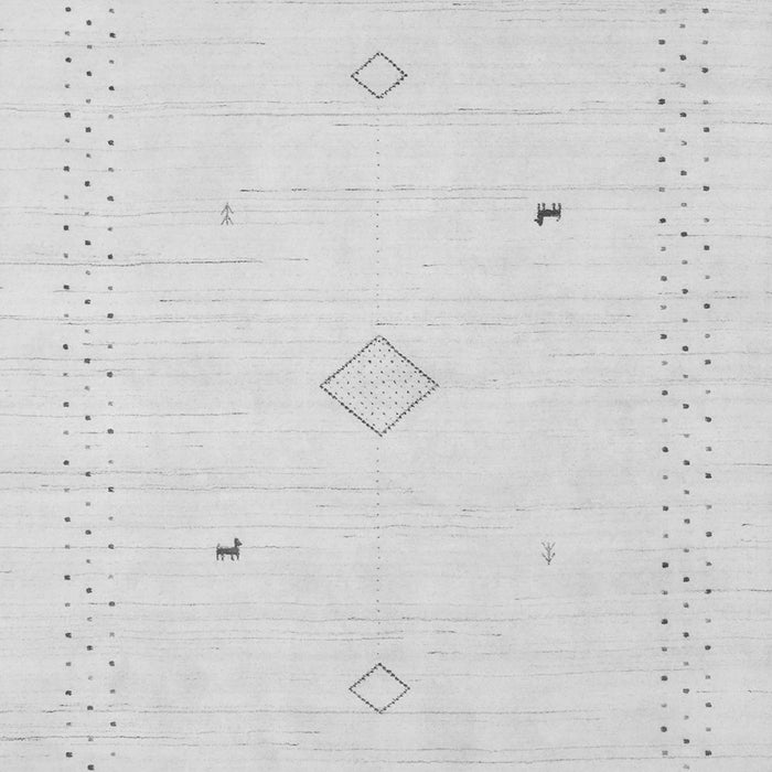 Serging Thickness of Machine Washable Solid Gray Modern Rug, wshcon2304gry