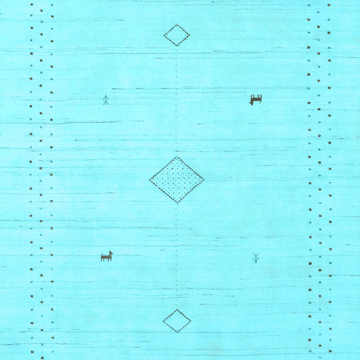 Solid Light Blue Modern Rug, con2304lblu