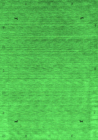 Abstract Green Contemporary Rug, con2305grn