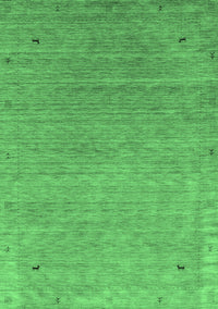 Abstract Emerald Green Contemporary Rug, con2305emgrn