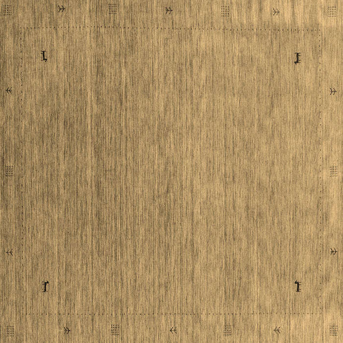 Square Machine Washable Abstract Brown Contemporary Rug, wshcon2305brn