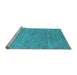 Sideview of Machine Washable Abstract Light Blue Contemporary Rug, wshcon2305lblu