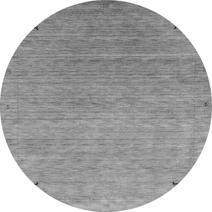 Square Abstract Gray Contemporary Rug, con2305gry