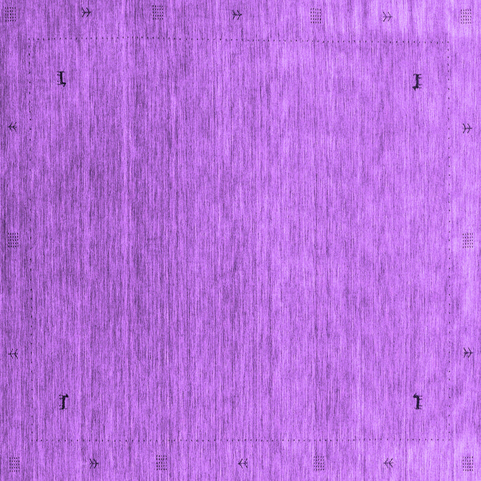 Square Abstract Purple Contemporary Rug, con2305pur