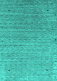 Abstract Turquoise Contemporary Rug, con2305turq