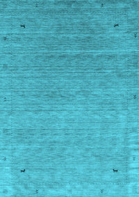 Abstract Light Blue Contemporary Rug, con2305lblu