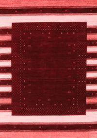 Abstract Red Contemporary Rug, con2306red