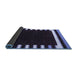 Sideview of Abstract Blue Contemporary Rug, con2306blu