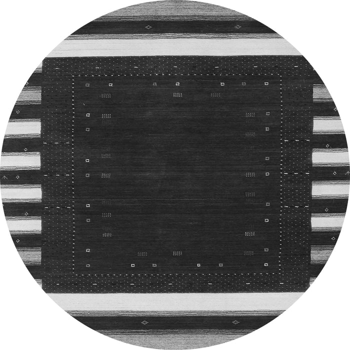 Machine Washable Abstract Gray Contemporary Rug, wshcon2306gry