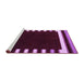 Sideview of Machine Washable Abstract Purple Contemporary Area Rugs, wshcon2306pur