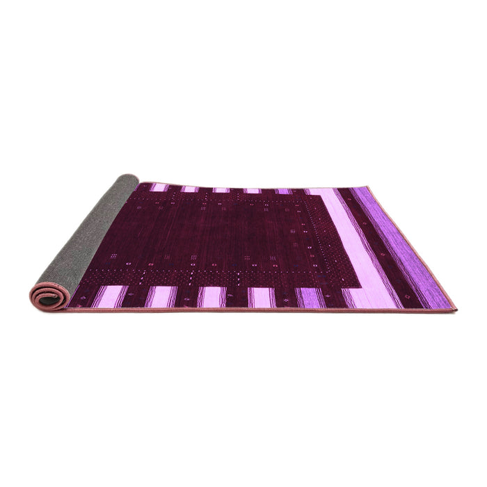 Sideview of Abstract Purple Contemporary Rug, con2306pur