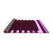 Sideview of Abstract Purple Contemporary Rug, con2306pur