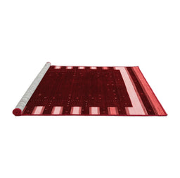 Contemporary Red Washable Rugs
