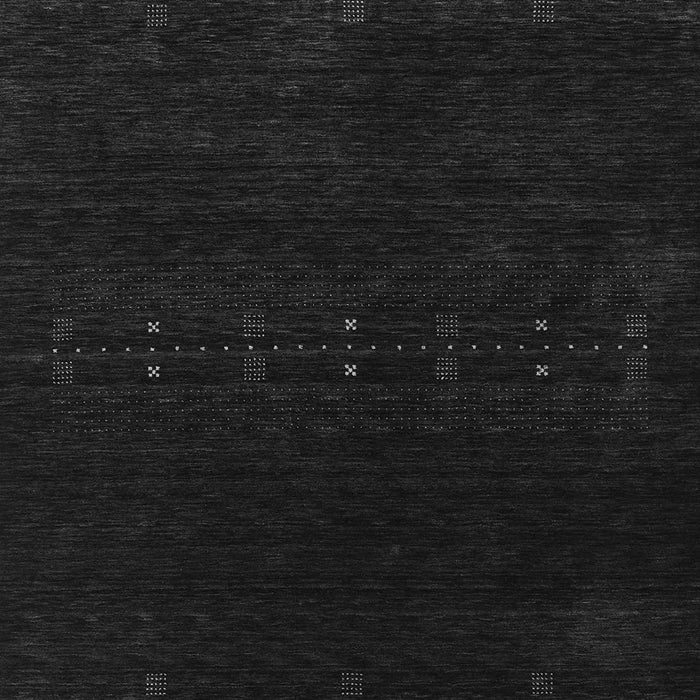 Serging Thickness of Machine Washable Abstract Gray Contemporary Rug, wshcon2307gry