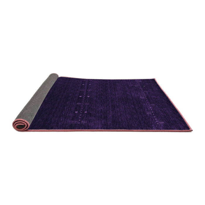 Sideview of Abstract Purple Contemporary Rug, con2307pur