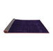 Sideview of Abstract Purple Contemporary Rug, con2307pur