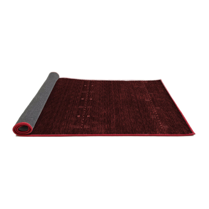 Abstract Red Contemporary Area Rugs